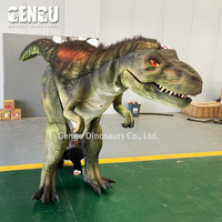 GENGU Yüksek Kaliteli Gerçekçi Yürüyen Dinozor Kostümü Gizli Bacaklı Alışveriş Merkezleri Macera Parkları İç Mekan Kullanımı İçin Metal Malzeme