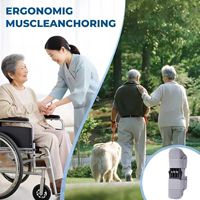 Support de jambe avec genouillères flexibles pour personnes âgées, pour la montée d'escaliers, la régulation des blessures articulaires, la protection et le soutien de la force.
