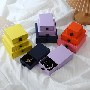 Pakcsecret Luxurious Custom Logo Packaging Jewelry <b>Gift</b> Drawer Sliding <b>Box</b> - Product Image 4
