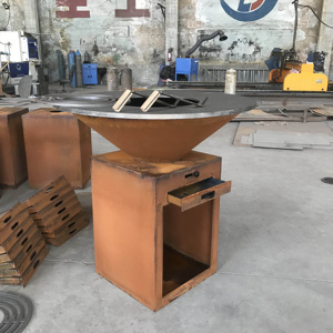 Nhật Bản Hàn Quốc Gốm Hibachi BBQ Bảng Grill Yakitori Thịt Nướng Than <span class=keywords><strong>Mini</strong></span> Lưới Kim Loại Hộp - Product Image 3