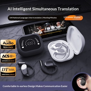 AI Translation Wireless Binaural TWS Sports For Headset With <strong>Touch</strong> Control Digital Display 5.4 - Product Image 2