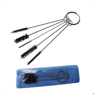 Juego de cepillos para agujas de tatuaje con 4 tamaños para limpiar equipos de tatuaje, cepillo de cerdas desechable para mantenimiento y reparación de tatuajes - Product Image 1