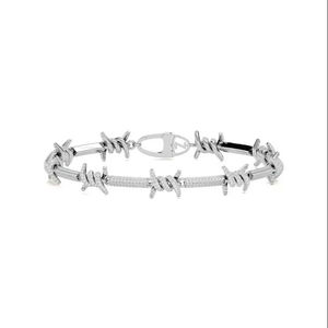 Minimal 925 Sterling Silver Cuban Link Bracelet With Lab Grown Moissanite Diamond Clean Finish Elegant Jewelry - Product Image 3