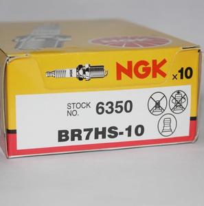 NGK Bougie d'allumage d'origine de haute qualité pour moteurs automobiles 6350 BR7HS-10 OEM 09482-00082 3579 Nouveau pour <span class=keywords><strong>PEUGEOT</strong></span>/VOLVO - Product Image 1