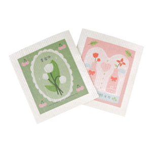 Chiffon de cuisine en coton de pulpe de bois, carré, réutilisable, séchage rapide, super absorbant, pour nettoyer les casseroles et les poêles - Product Image 2