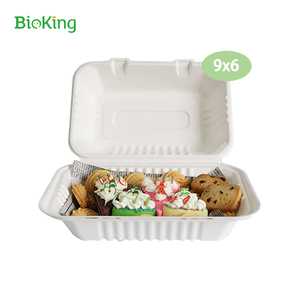 Bioking กล่องใส่อาหารกระดาษสายย่อยสลายได้3ช่อง DP usa/america - Product Image 5