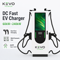 Station de recharge commerciale pour véhicules électriques 60kW 80kW 160kW 240kW, chargeur rapide DC, RFID, CCS1/CCS2, CHAdeMO, GBT, entrée 380V pour véhicules électriques