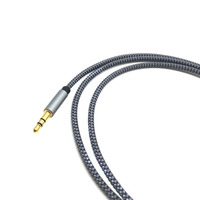 Câble Audio 3.5mm Mâle à Mâle Stéréo Hi-Fi Son Nylon Tressé Aux à Aux 1/8 Câble pour Casque Voiture Maison Stéréos Haut-parleurs