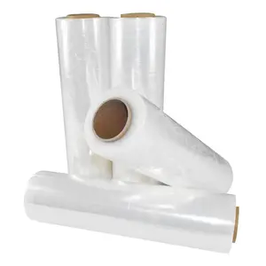 Pasokan pabrik grosir plastik stretch film wrapper pembungkus logistik kemasan pelindung stretch film dengan kualitas tinggi