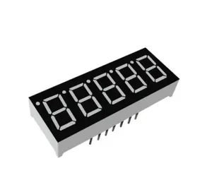 Mini écran Led rouge vif 0.28 pouces, vente en gros, 5 chiffres, 7 segments