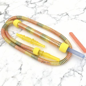 Mangueras de Plástico Acrílico en Espiral Coloridas para Narguile, Accesorios para Narguile, Tabaco, Artículos para Fumar - Product Image 1