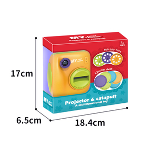 QS Popolare Mini Proiettore Educativo a Cartoni Animati con Catapulta, 3 <span class=keywords><strong>Stili</strong></span>, Confezione in Plastica, Fotocamera Giocattolo Colorata con Pellicole Multiple - Product Image 6