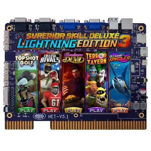 Placa de <span class=keywords><strong>juego</strong></span> de habilidad vertical Lightning Edition 3 5 en 1 Follow the Banana Nudge Skill PCB para máquina de entretenimiento de 4 juegos de arcade - Product Image 2