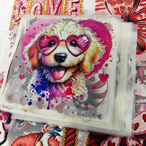 カスタムDTF熱転写ビニールデカール ハイランドカウ DTF転写デザイン アイロン接着済 HTV転写プリント Tシャツ用 - Product Image 3