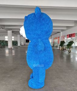Costume da Orso Blu di Alta Qualità 2.2M/2.6M/3M <span class=keywords><strong>per</strong></span> <span class=keywords><strong>Adulti</strong></span> e Bambini, Costume da Mascotte Giallo <span class=keywords><strong>per</strong></span> Feste - Product Image 2