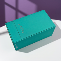 Confezione Regalo di Profumo Oud Arabo, Deodorante con Foglia d'Argento, Eau de Parfum Spray, Olio Profumato, Confezione di Lusso Blu