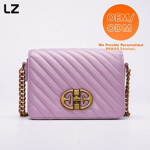 Borse a Mano LZ per Donne, Borse a Spalla in Pelle di Agnello Personalizzate con Tracolla Regolabile a Catena, Borse Trapuntate da Donna - Product Image 2