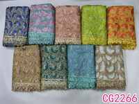 Tissu en dentelle à sequins de haute qualité, tissu en dentelle guipure brodée, tissu en dentelle guipure à cordon pour robe de mariée