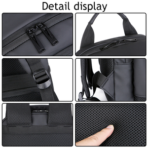 Mochila para Portátil Impermeable de Moda 2026, Nueva, para Universidad, Negocios, Viajes, Aire Libre, 15.6 Pulgadas, con Cierre - Product Image 6