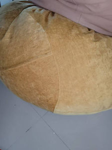 Canapé paresseux géant pour chambre et salon, en polyester, garni de mousse, pouf géant en mousse déchiquetée, grands canapés paresseux - Product Image 6