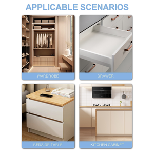 工場卸売 カスタムキッチン モダンアイアン引き出しスライド-50mmヘビーデューティーサイレントテレスコピックチャンネル（キャビネット用） - Product Image 5