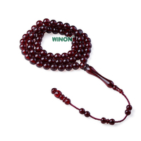 Venta al por mayor de fábrica Winon: Tasbih de resina baquelita de 66 cuentas, Misbaha para oración musulmana, disponible en varios colores, para culto religioso.