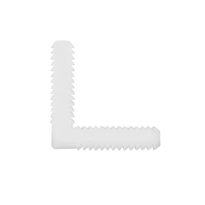 Connecteur d'armoire en L Haitangjiao 8mm 10mm, support d'étagère invisible en plastique, design moderne et simple, installation facile - Product Image 4