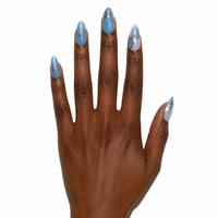 Ongles artificiels bleus 3D faits à la main de haute qualité, prix de gros, OEM ODM, étiquette privée, faux ongles