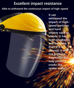 Scudo protettivo protettivo per viso di sicurezza industriale trasparente regolabile scudo chimico di sicurezza industriale - Product Image 5