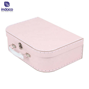 Nouvelle valise en carton rose en forme de valise, avec poignée, style rétro, haute qualité, vente en gros 2026 - Product Image 5