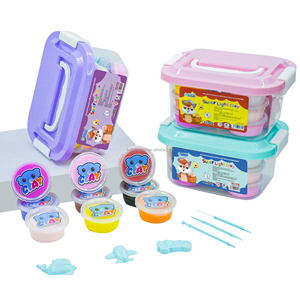 Soft Lightweight Ultralight Air Dry <b>Modeling</b> <b>Clay</b> 12/24/36 Colors for Kids Playdough & Slime Wholesale - Product Image 1