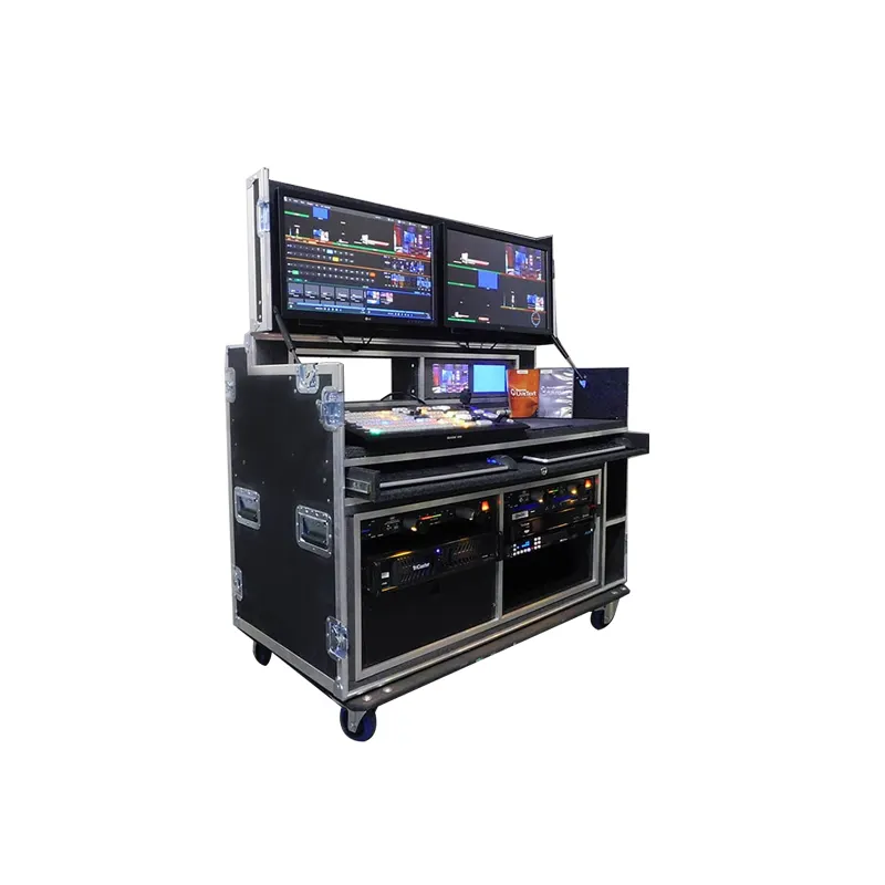 SX amplificatore Rack Monitor tastiera Workstation Pro DJ attrezzatura flight case