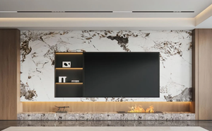 Sistema de Pared para TV Minimalista Moderno, Mueble de Almacenamiento Personalizado para Toda la Pared, Solución para Sala de Estar y Toda la Casa - Product Image 2