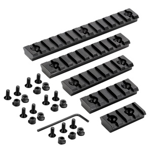 Support de lunette <span class=keywords><strong>tactique</strong></span> 20/21MM en alliage <span class=keywords><strong>d</strong></span>'aluminium, rehausseur optique 3-13 slots, accessoire de chasse pour la chasse en extérieur - Product Image 3