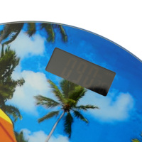 Balance de salle de bain numérique portable en verre trempé à quatre points de liaison avec écran LCD, pour l'e-commerce transfrontalier de Circular Health Factory
