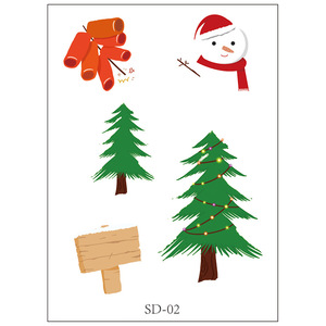 Kids Temporary <b>Tattoo</b> Sticker Waterproof Removable Water Transfer <b>Paper</b> Decal for Cute Face Body Art Party Professional Use - Product Image 3
