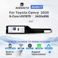 DUDUAUTO DUDU7 A7870 AKM7739 VELVET DSP 12+512G Unidad Principal para Toyota Camry 2025 Modelo Renovado