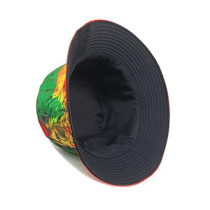 Cappello da pescatore esterno in stile <span class=keywords><strong>leone</strong></span> <span class=keywords><strong>Rasta</strong></span> con stampa Cartoon per la pesca a doppia faccia - Product Image 5