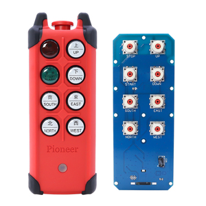 Nouveau design plastique et silicone 6 touches Single Speed Industrial Electric Hoist Remote Control - Product Image 5