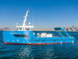 बिक्री के लिए उपलब्ध प्लेटफॉर्म की आपूर्ति के लिए ग्रैंड 100 फीट/32 मीटर एल्यूमीनियम उपयोगिता नौका - Product Image 4