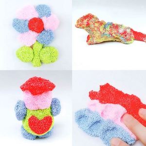 Eco-Friendly DIY Educational Toy Colorful <b>Magic</b> Changing Snow Slime Play Dough Foam Bead Putty with Plastic & Clay - Product Image 4