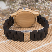Montres de couple de luxe rétro à quartz, fabriquées en Chine, OEM, avec mouvement MIYOTA, verre saphir réglable, bracelet en bois analogique