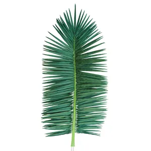 Beste Prijs Groene Decoratieve Bomen Bladeren Kunstmatige Palmboombladeren Voor Faux Planten Outdoor Bananenpalmblad