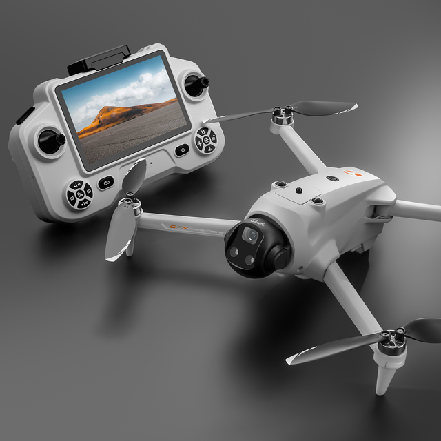 YL059 FPV GPS Quadcopter Drone 4KHD Dual Cameras Endurance Obstacle Avoidance LED Touch Large Screen Remote RC Drone