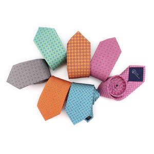 Pattern Neckties Materials Printing <strong>Kravat</strong> Floral All Over Logo Spring Tie Beautiful Colorful Butterfly High Quality Silk - Product Image 4