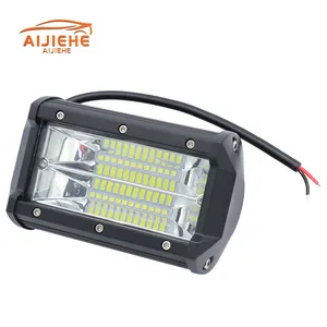 ไฟ LED 72W กันน้ำได้สำหรับรถออฟโร้ด,ไฟ LED ไฟสปอตไลท์ไฟรถออฟโรดรถพ่วงเรือรถ SUV ATV 12V ไฟทำงาน