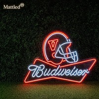 Letrero de Neón LED Personalizado con Diseño de Casco de Fútbol Americano, Decoración de Pared con Luz de Neón para el Hogar, Bar, Pub, Cueva del Hombre, Regalo Personalizado