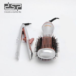 Dsp Professional Hair Straightener And <b>Brush</b> Combo With Ceramic Plates For <b>Smooth</b> Styling - Product Image 2