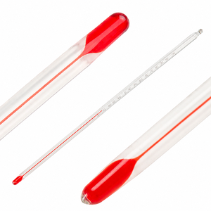 Thermomètre à alcool au <span class=keywords><strong>mercure</strong></span> <span class=keywords><strong>rouge</strong></span>, thermomètre à eau pour laboratoire - Product Image 6