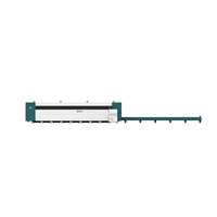 Cortadora Láser de Chapa Metálica de Cobertura Completa LXSHOW 20KW 30KW, Máquina de Corte Láser de Fibra CNC de Doble Mesa LX8025P con Enfriador de Agua